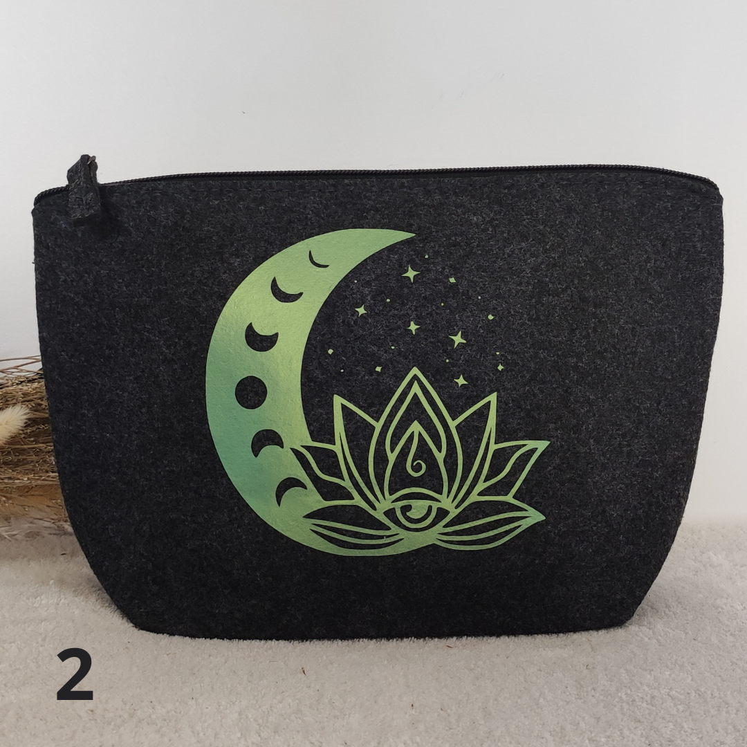 Trousse xl lune lotus Modele 2 LOZCREA